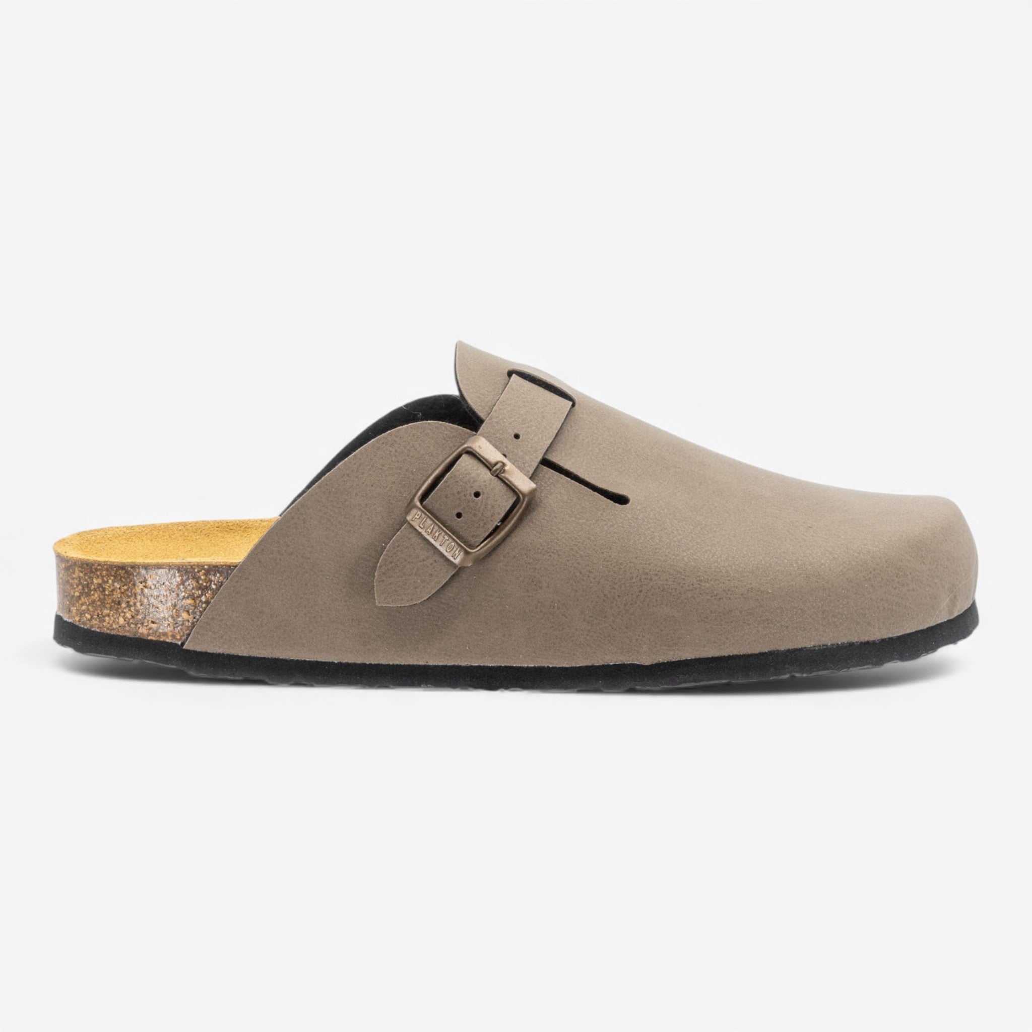 Blogg Womens Clog - Taupe Chicago (synthetic leather)