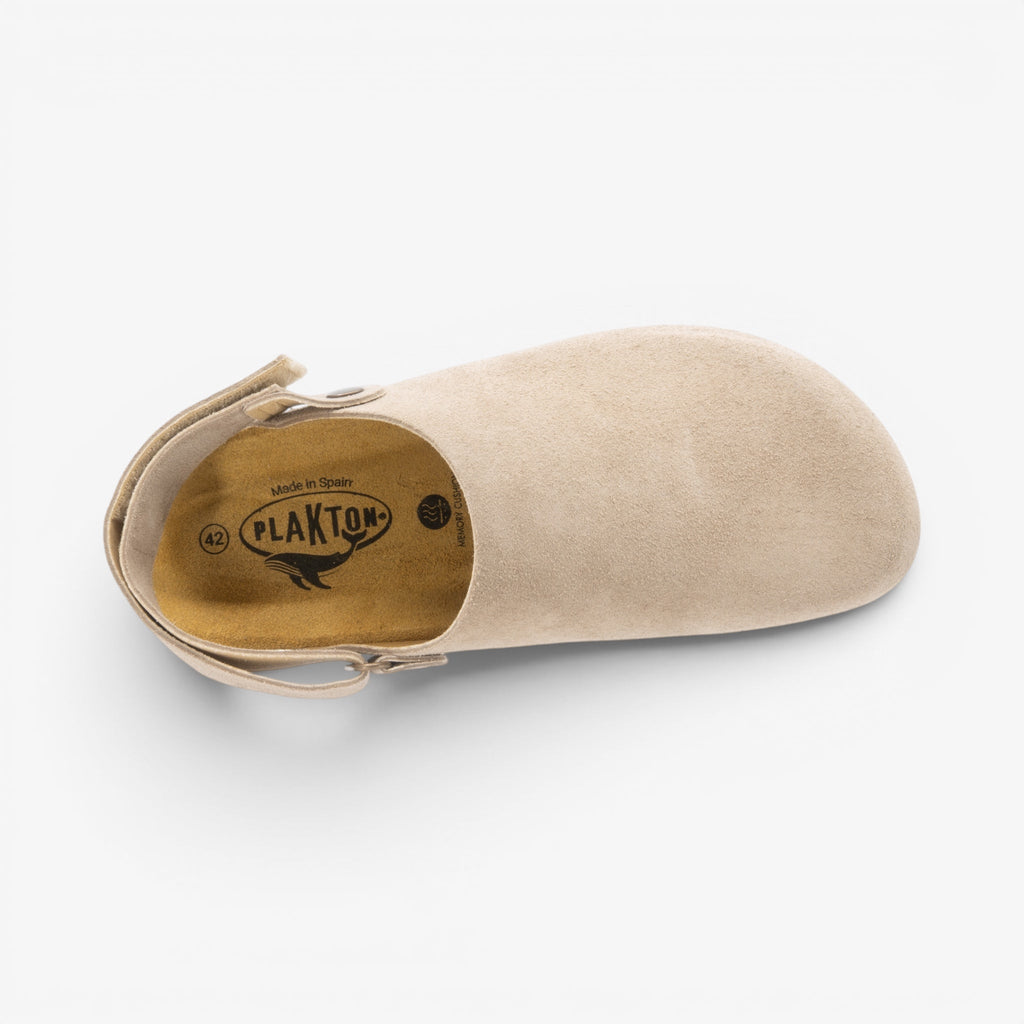Oslo Mens Clog - Piedra Afelpado (suede)