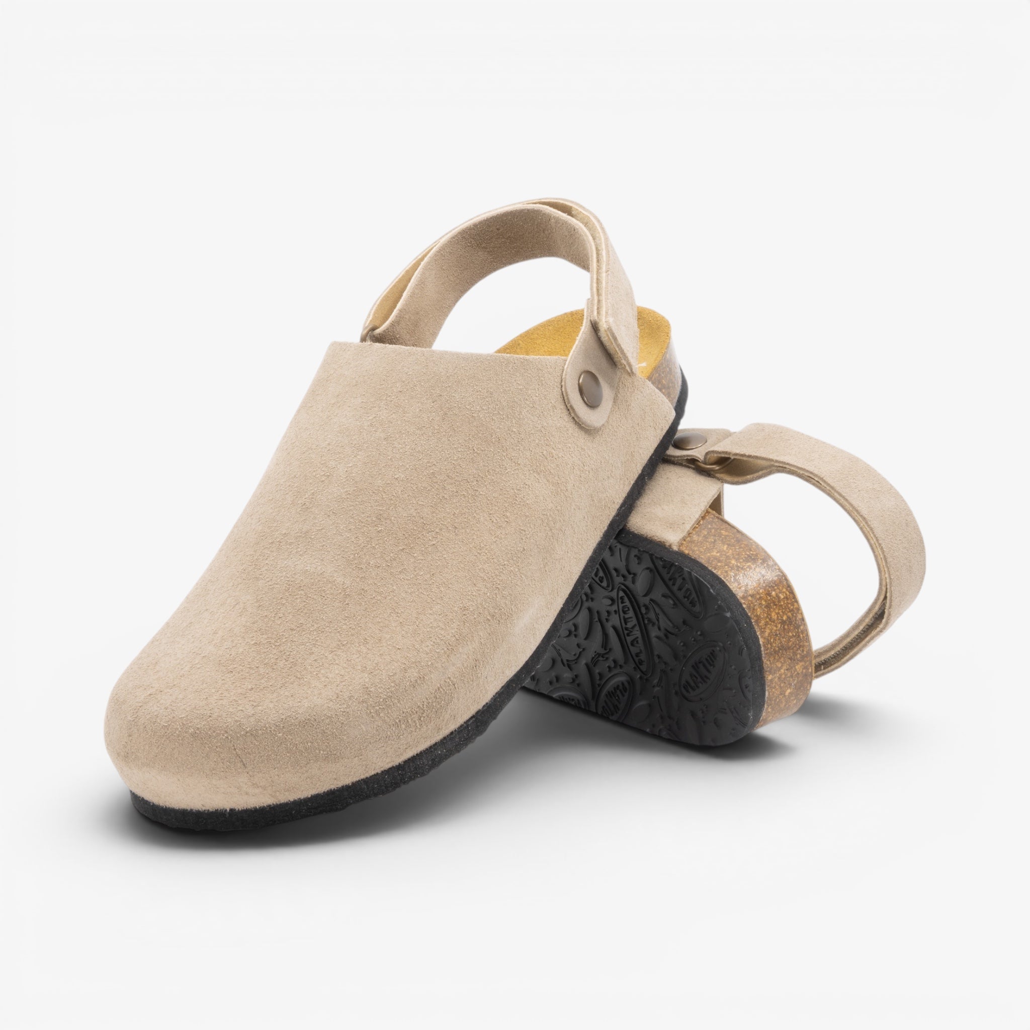 Oslo Mens Clog - Piedra Afelpado (suede)