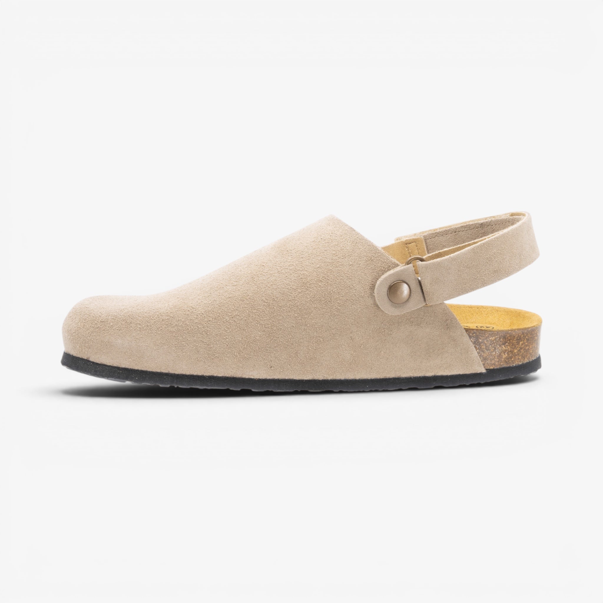 Oslo Mens Clog - Piedra Afelpado (suede)