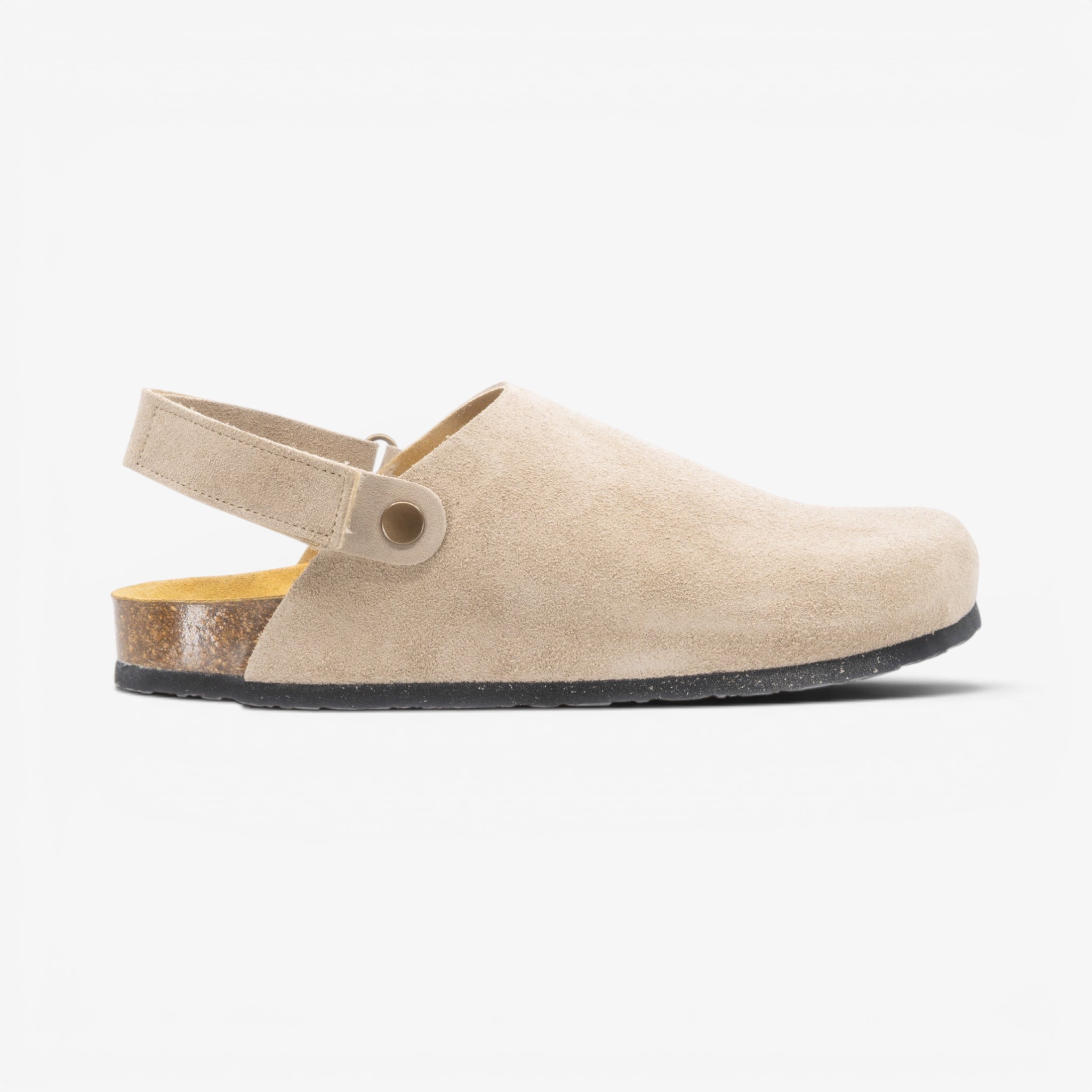 Oslo Mens Clog - Piedra Afelpado (suede)