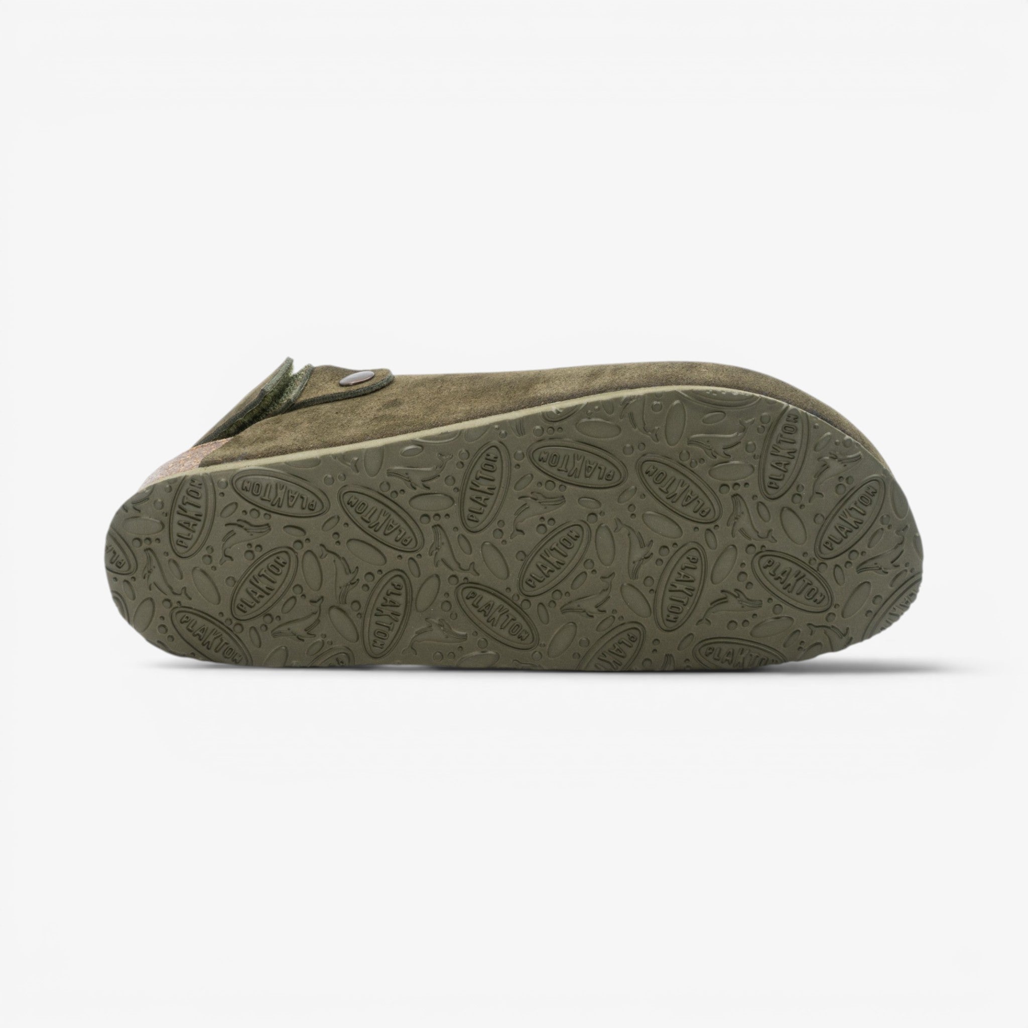 Oslo Mens Clog - Militar Serraje Top (recycled suede)