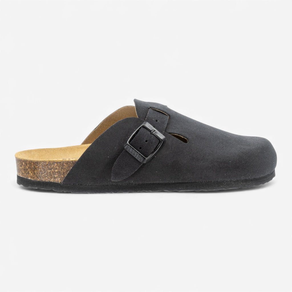 Blogg Womens Clog - Carbon Afelpado (suede)