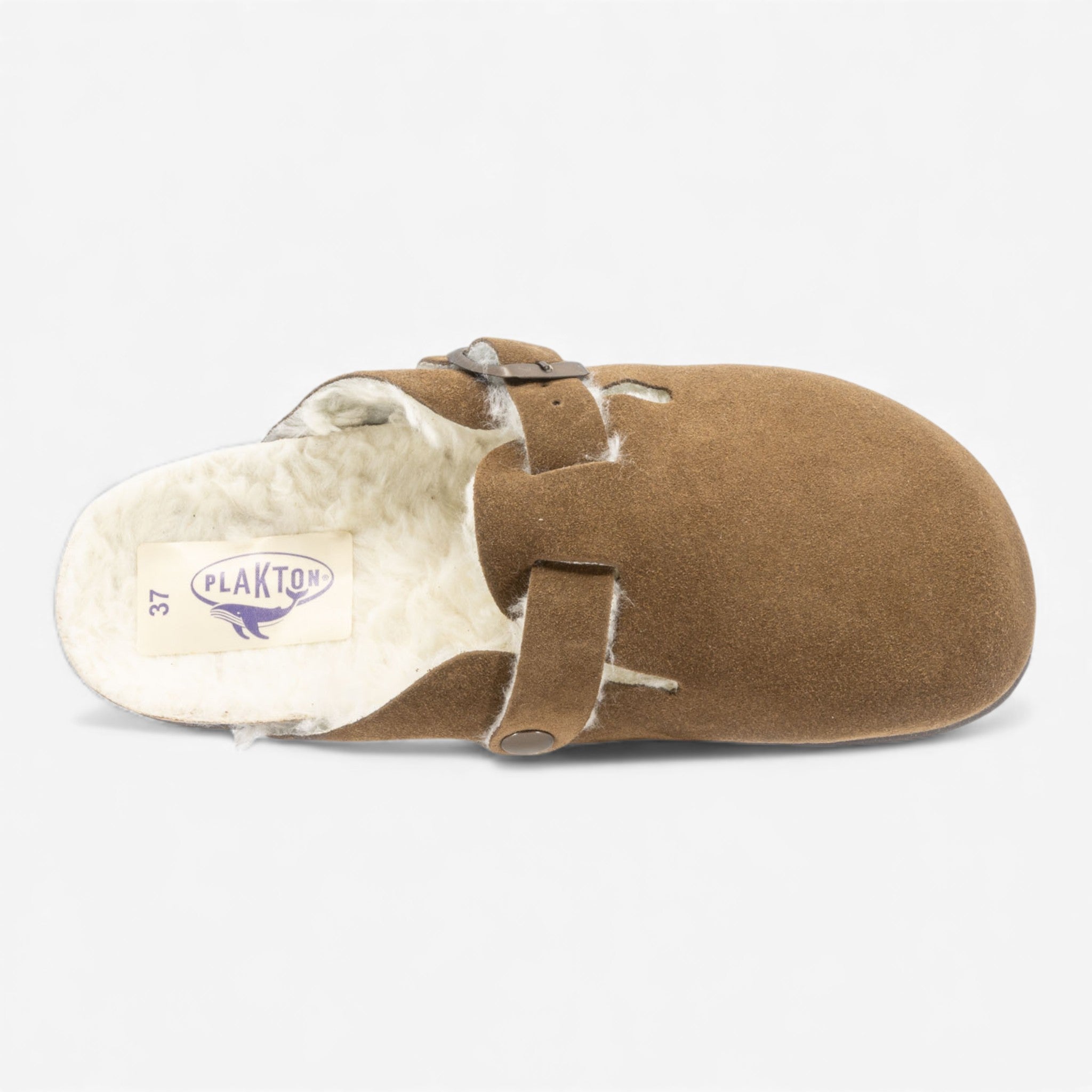 Blogg Lined Womens Clog - Vison Afelpado (suede)