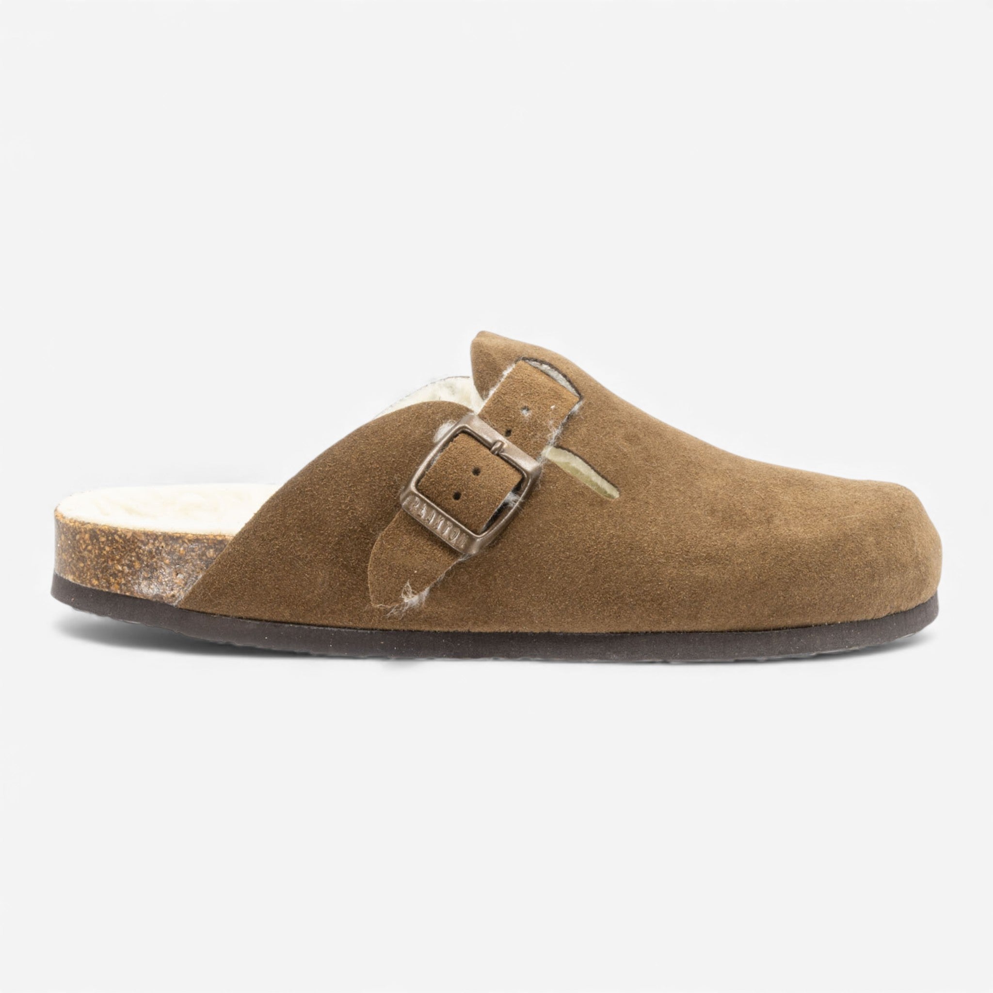 Blogg Lined Womens Clog - Vison Afelpado (suede)