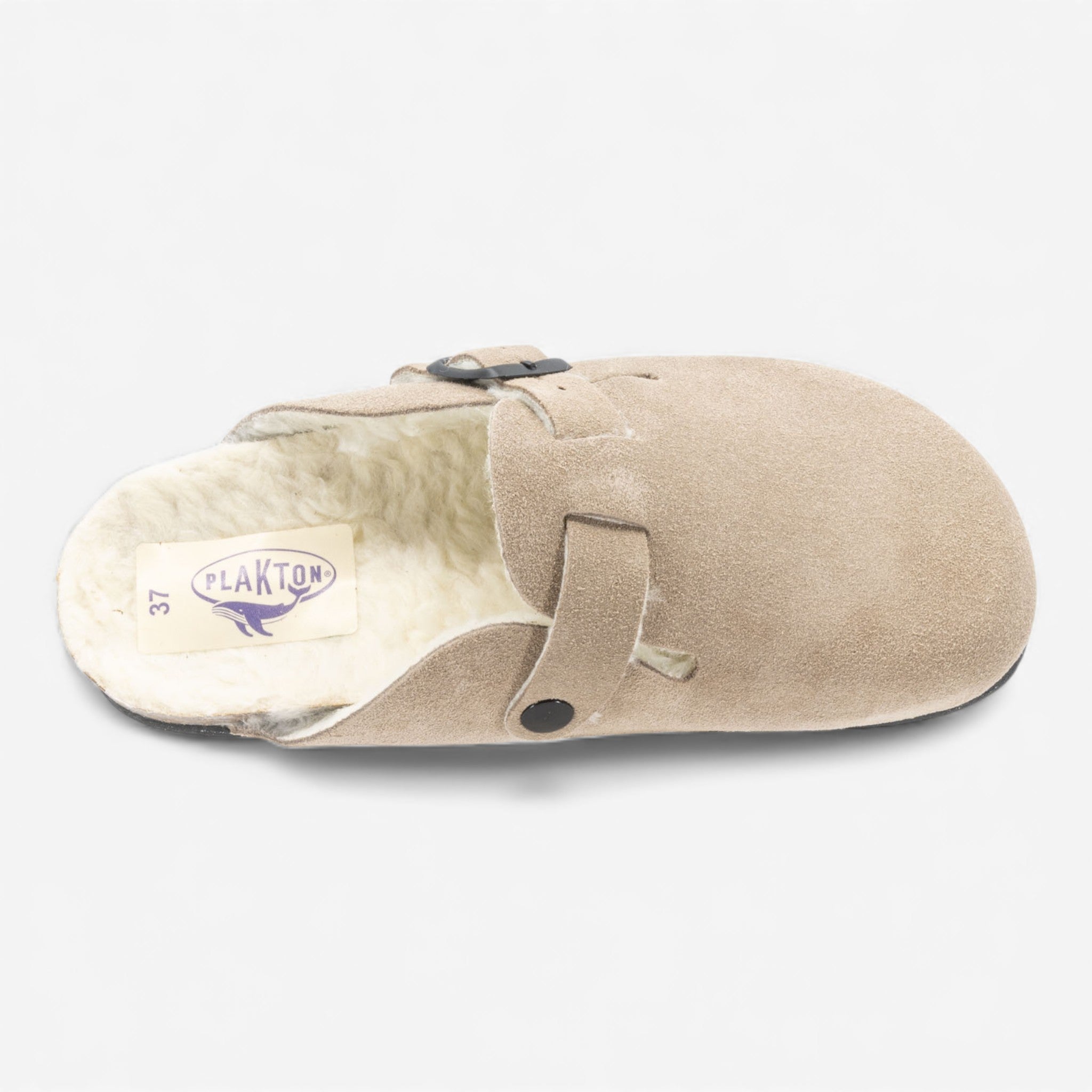 Blogg Lined Womens Clog - Piedra Afelpado (suede)