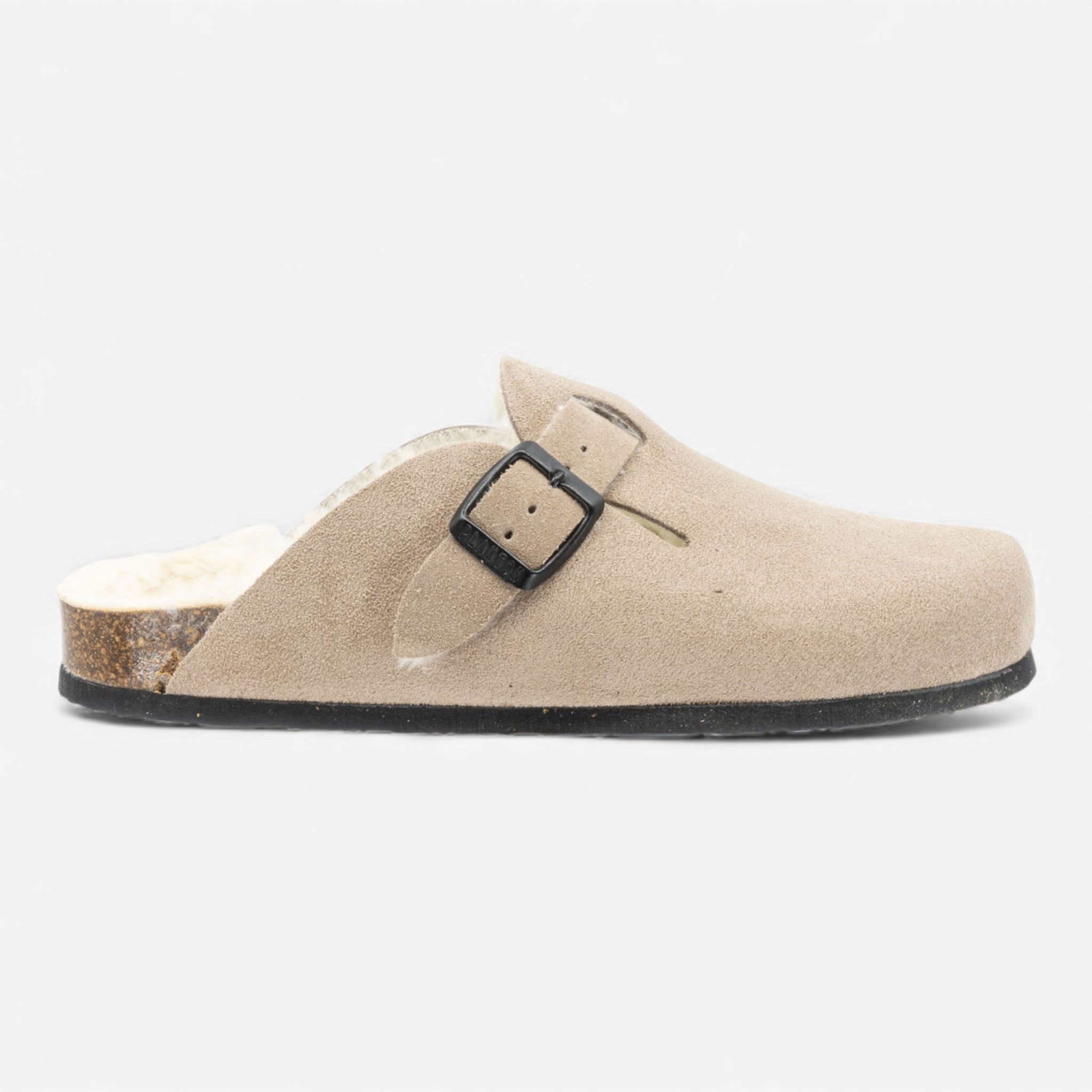 Blogg Lined Womens Clog - Piedra Afelpado (suede)