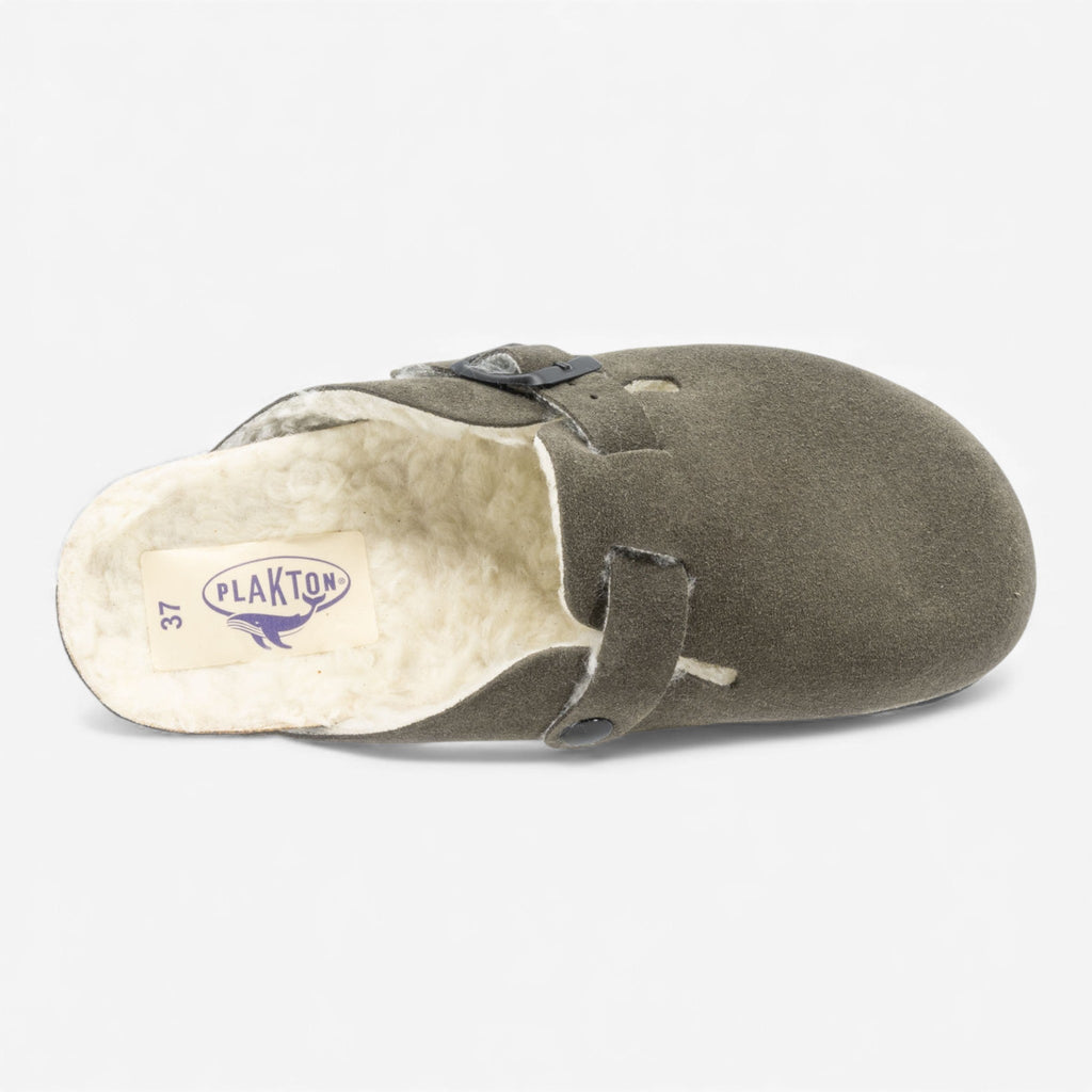 Blogg Lined Womens Clog - Castor Afelpado (suede)
