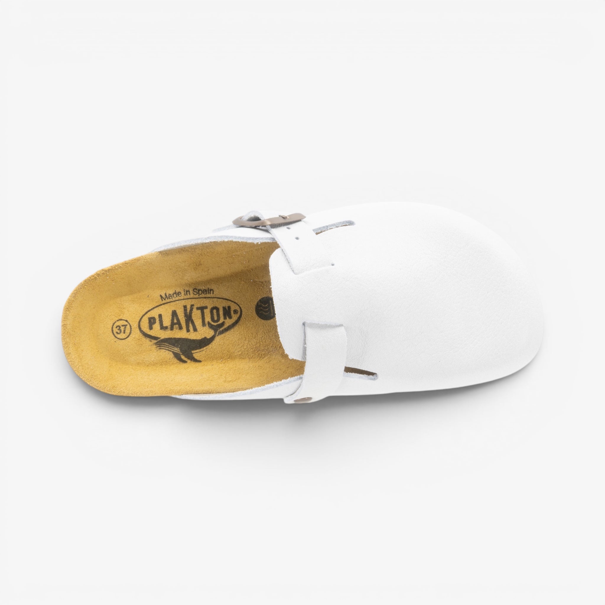 Blogg Womens Clog - Blanco Buffalo (premium leather)