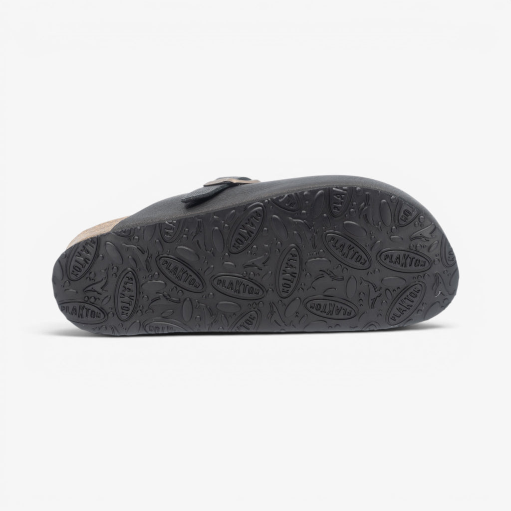 Blogg Womens Clog - Negro Buffalo (premium leather)