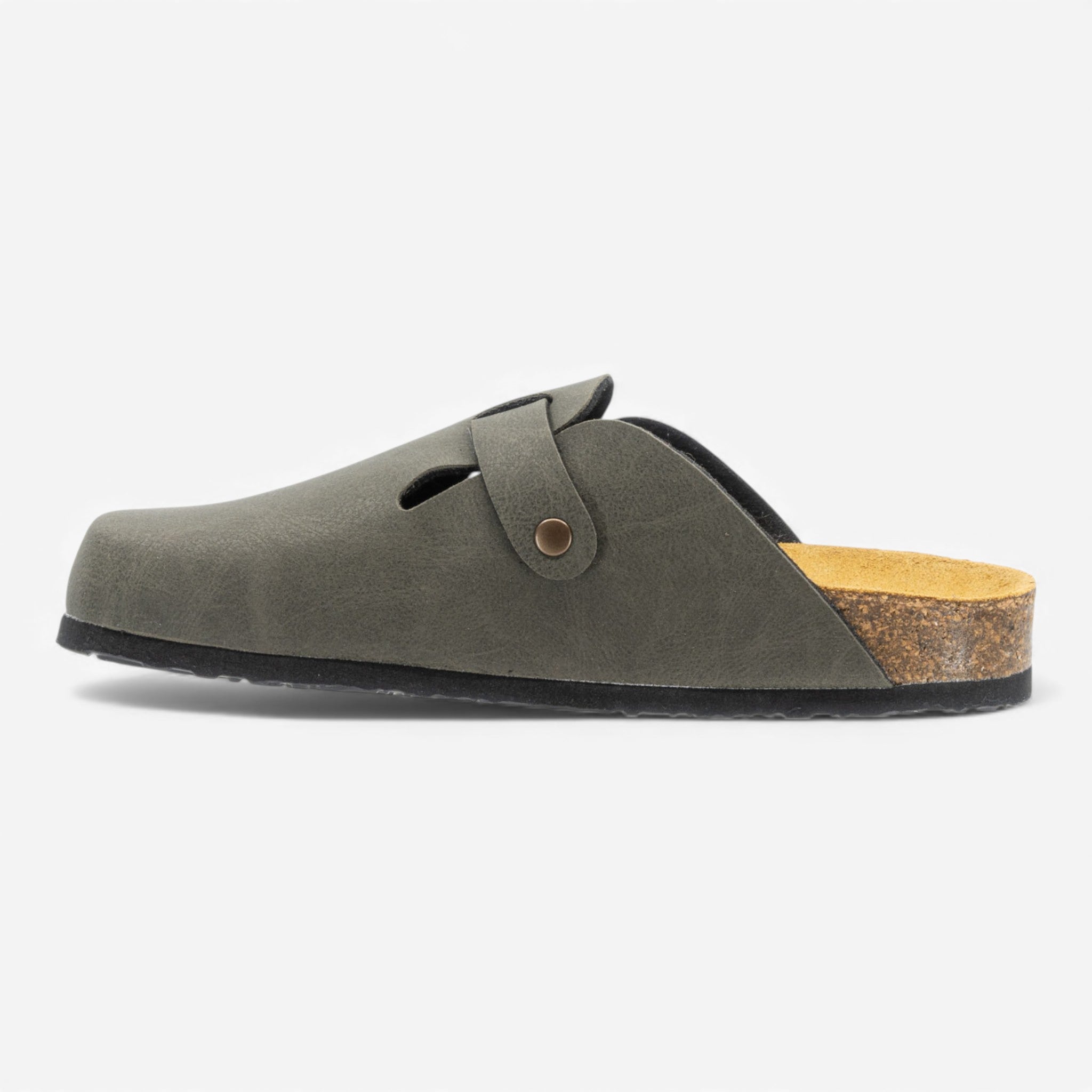 Blogg Womens Clog - Kaki Chicago (synthetic leather)
