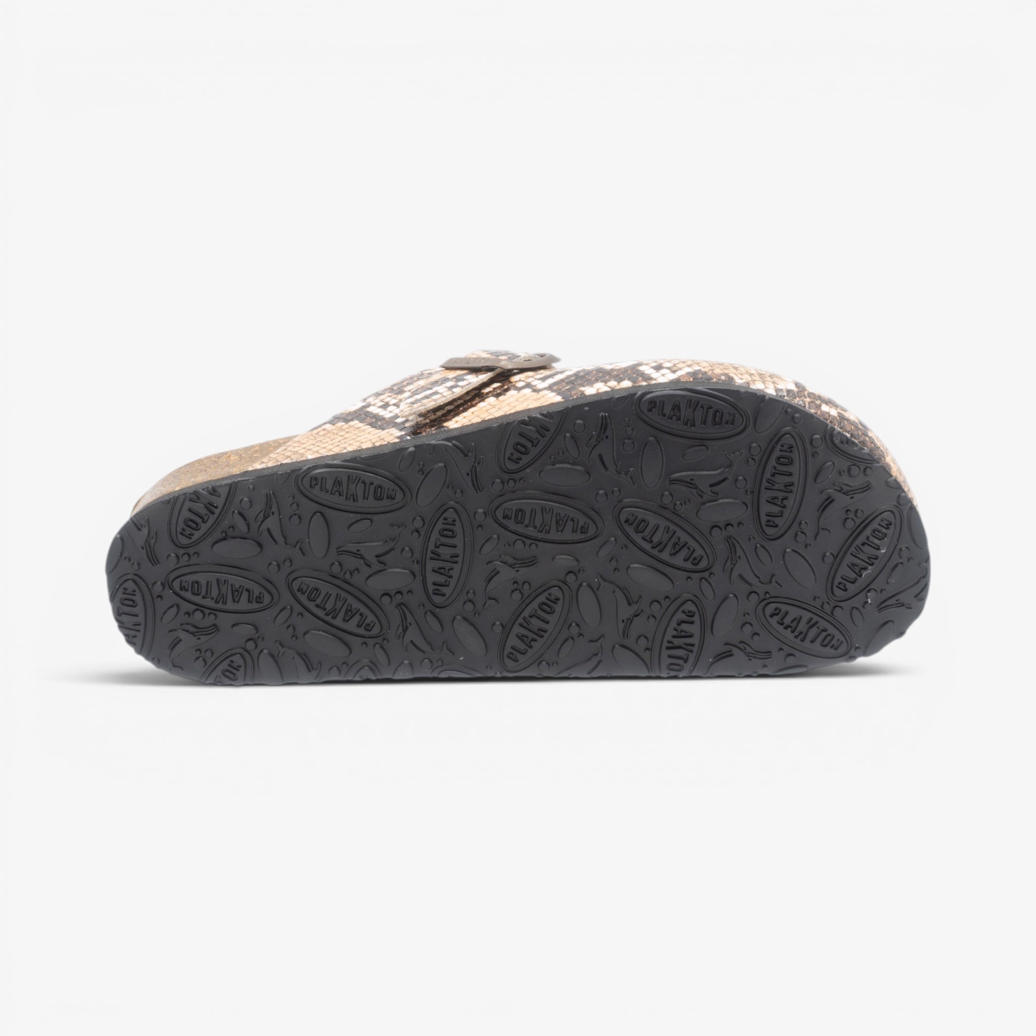 Blogg Womens Clog - Marron Snake Manbalina (faux snake)