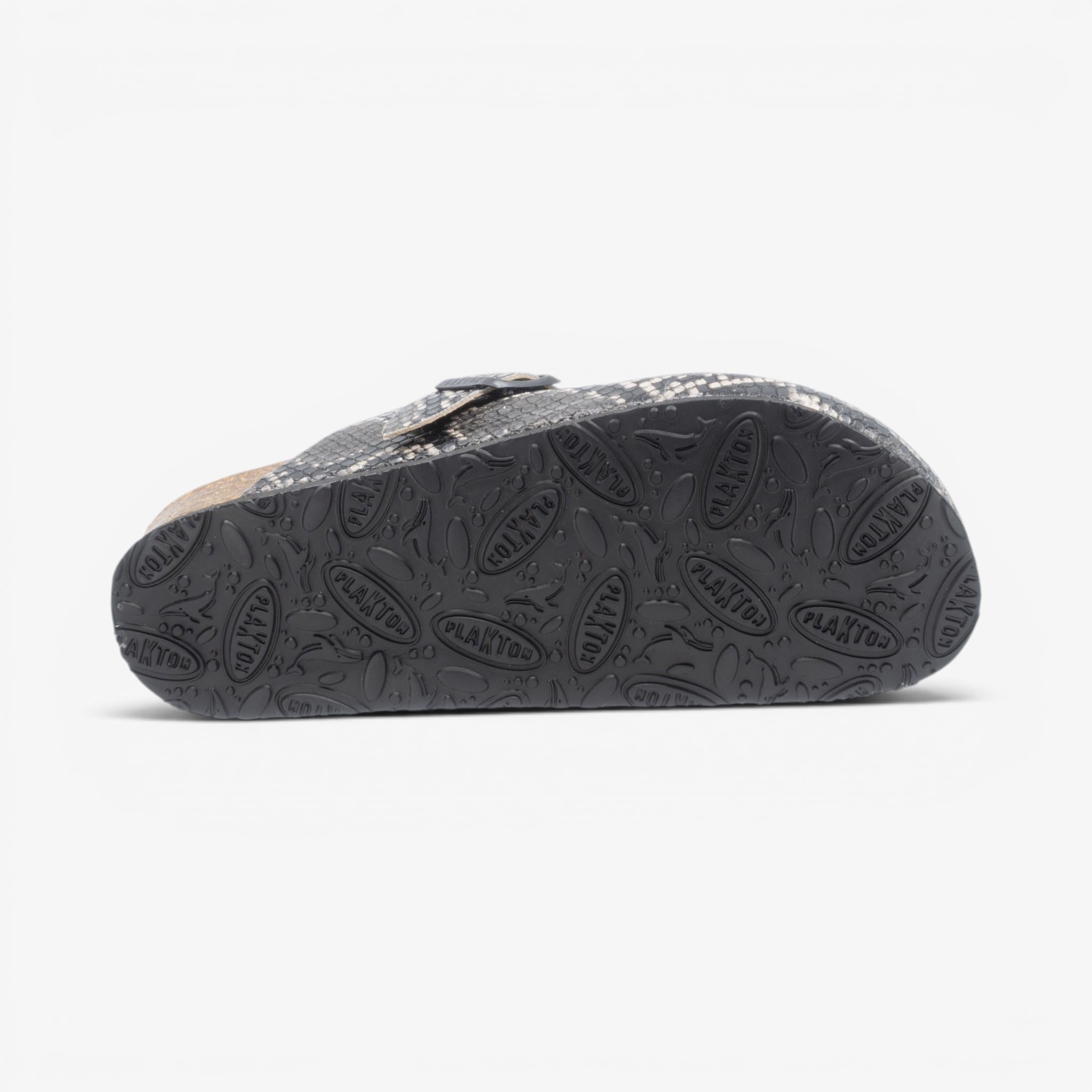 Blogg Womens Clog - Negro Snake Manbalina (faux snake)
