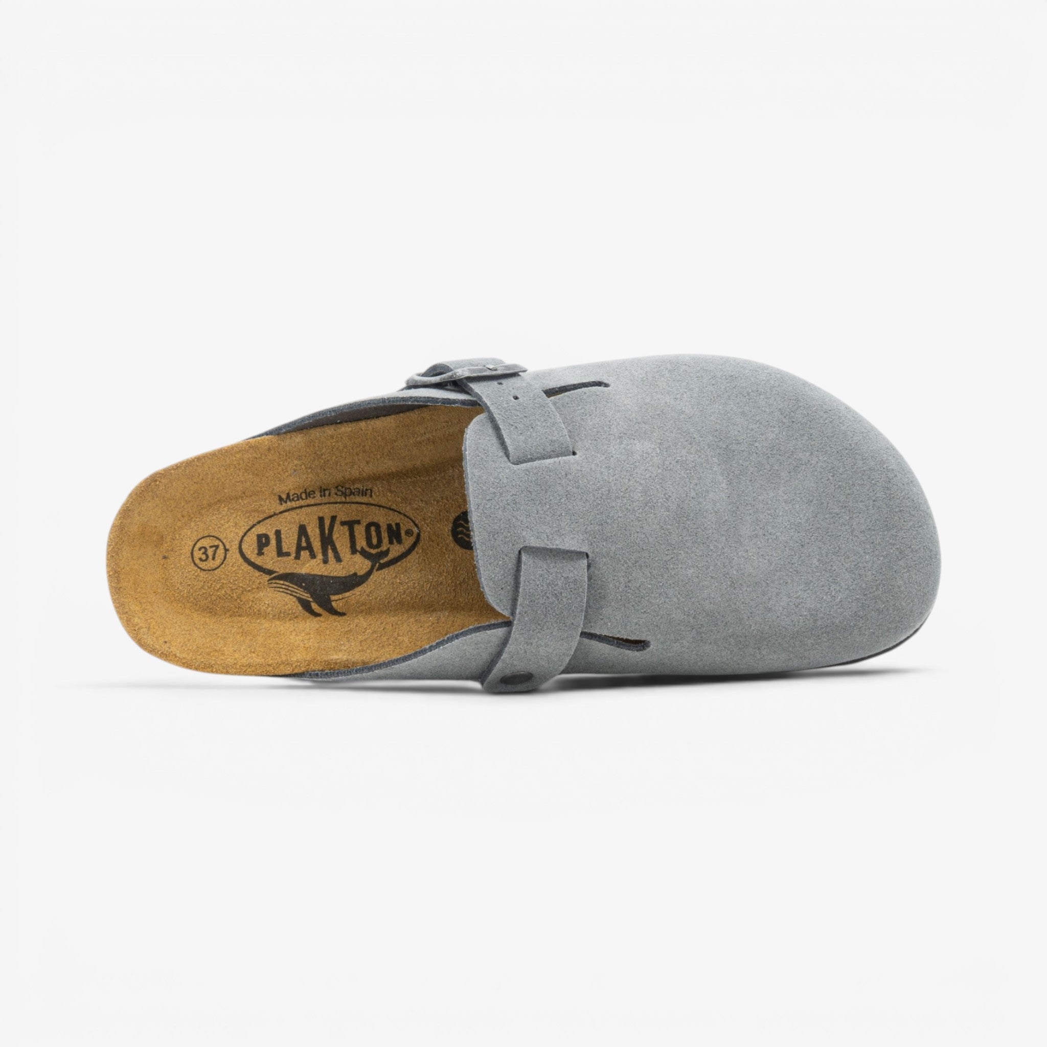 Blogg Womens Clog - Gris Serraje Top (recycled suede)