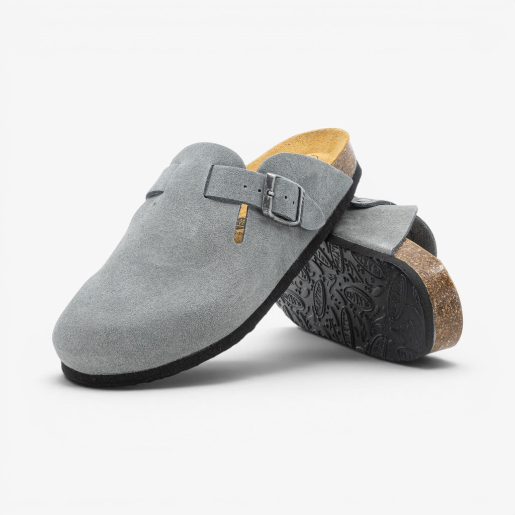 Blogg Womens Clog - Gris Serraje Top (recycled suede)