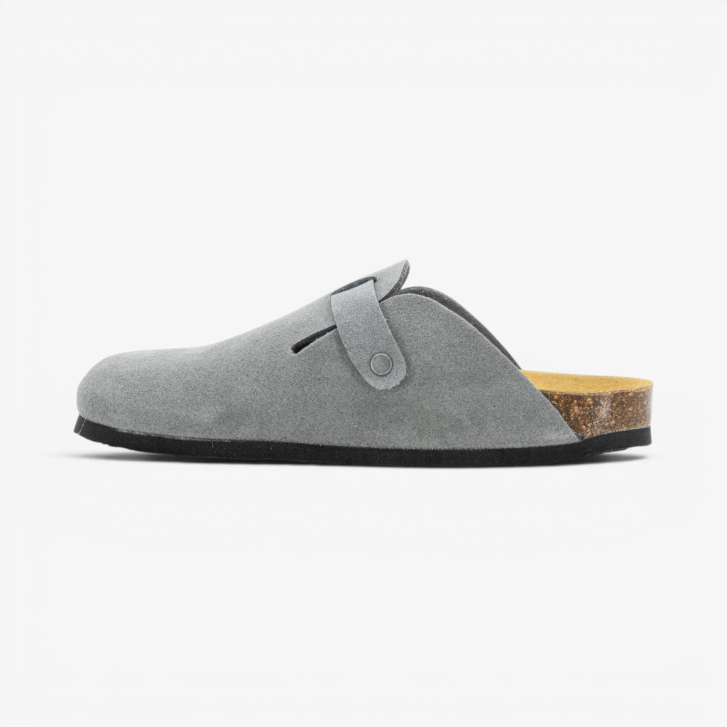 Blogg Womens Clog - Gris Serraje Top (recycled suede)