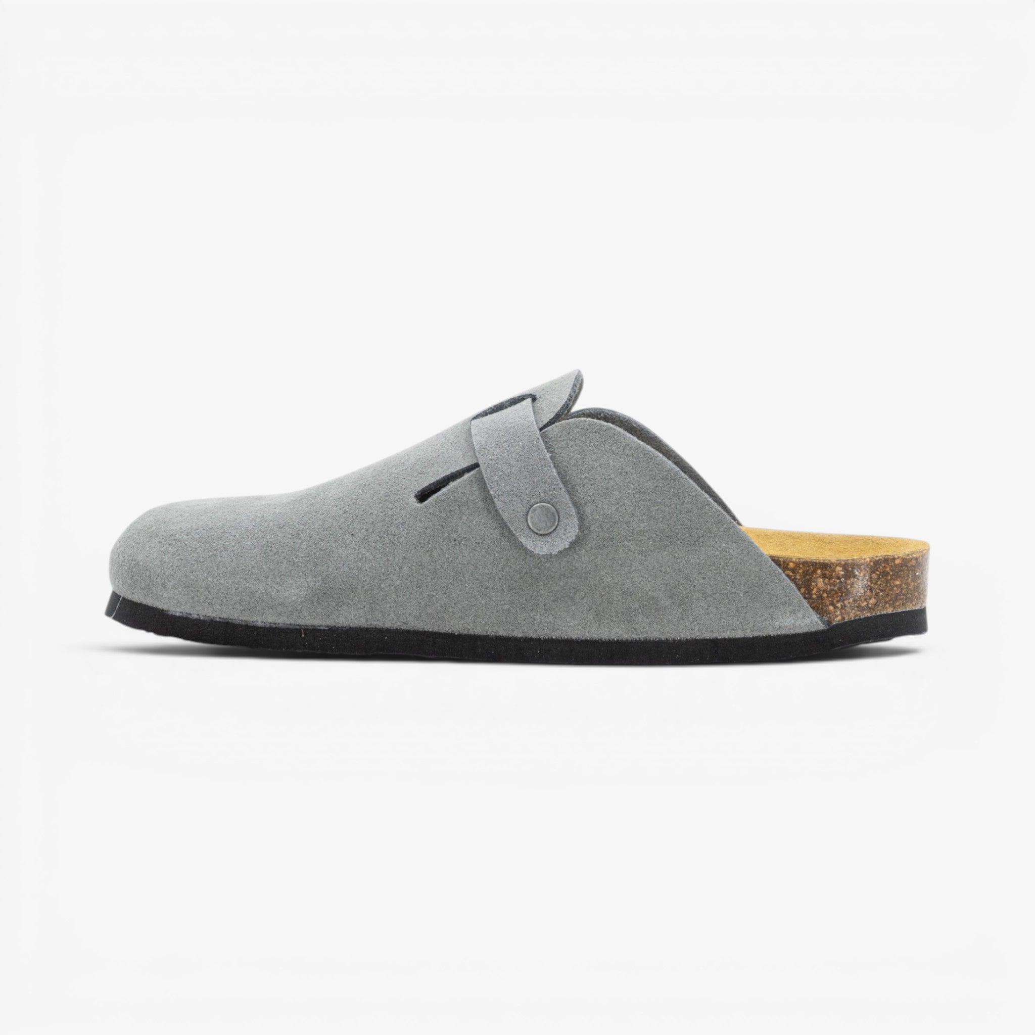 Blogg Womens Clog - Gris Serraje Top (recycled suede)