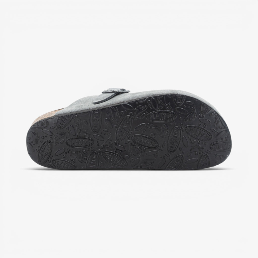 Blogg Womens Clog - Gris Serraje Top (recycled suede)