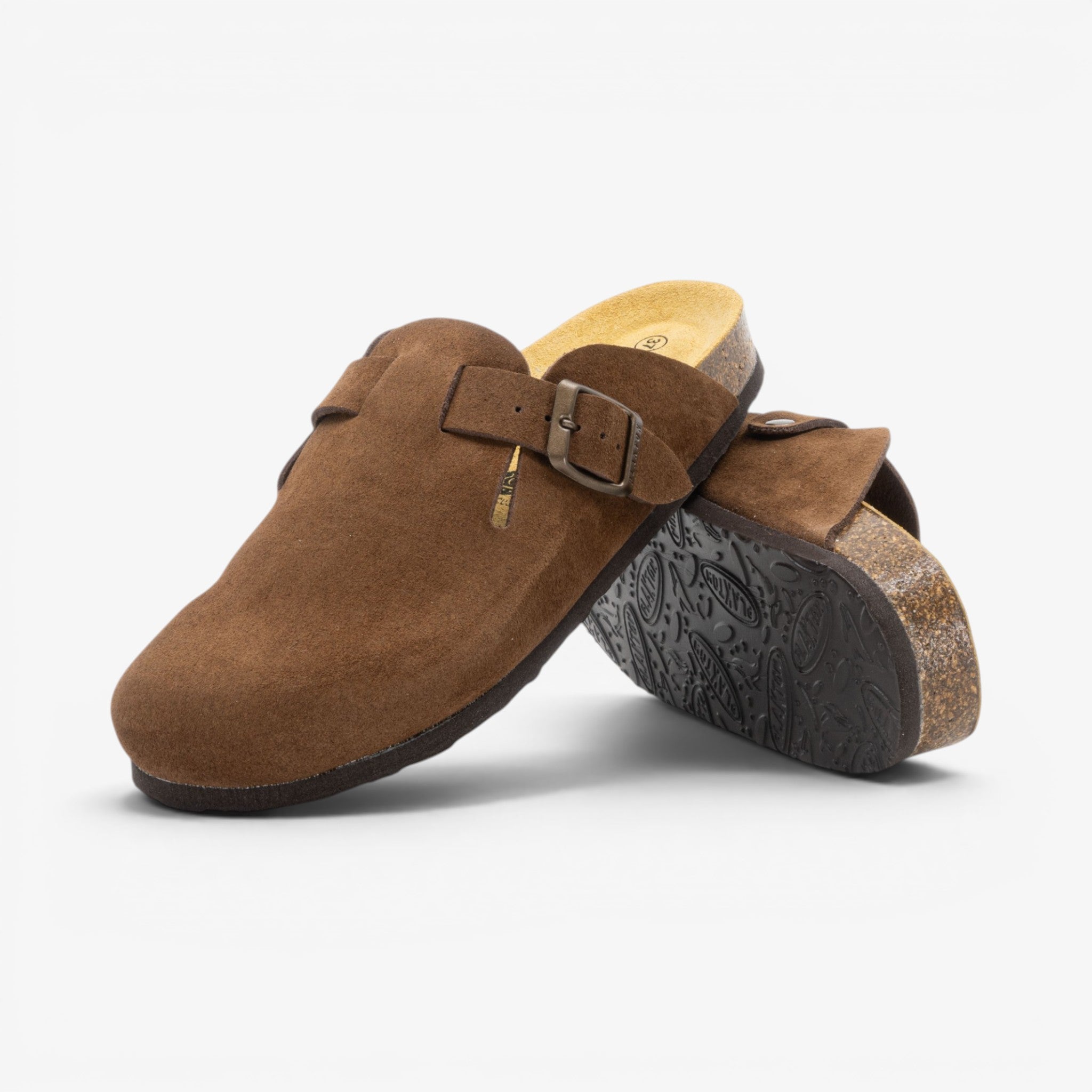 Blogg Womens Clog - Marron Serraje Top (recycled suede)