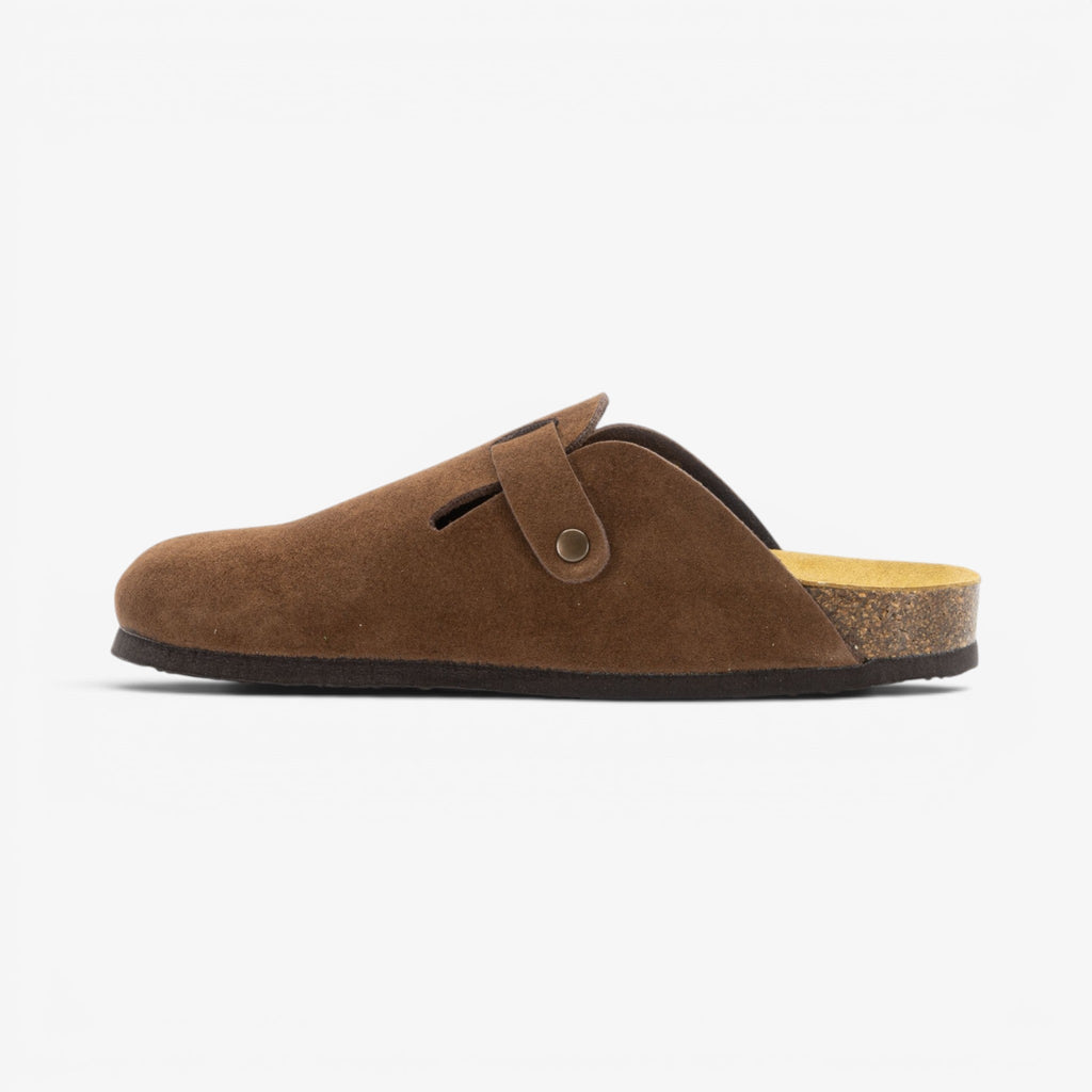 Blogg Womens Clog - Marron Serraje Top (recycled suede)