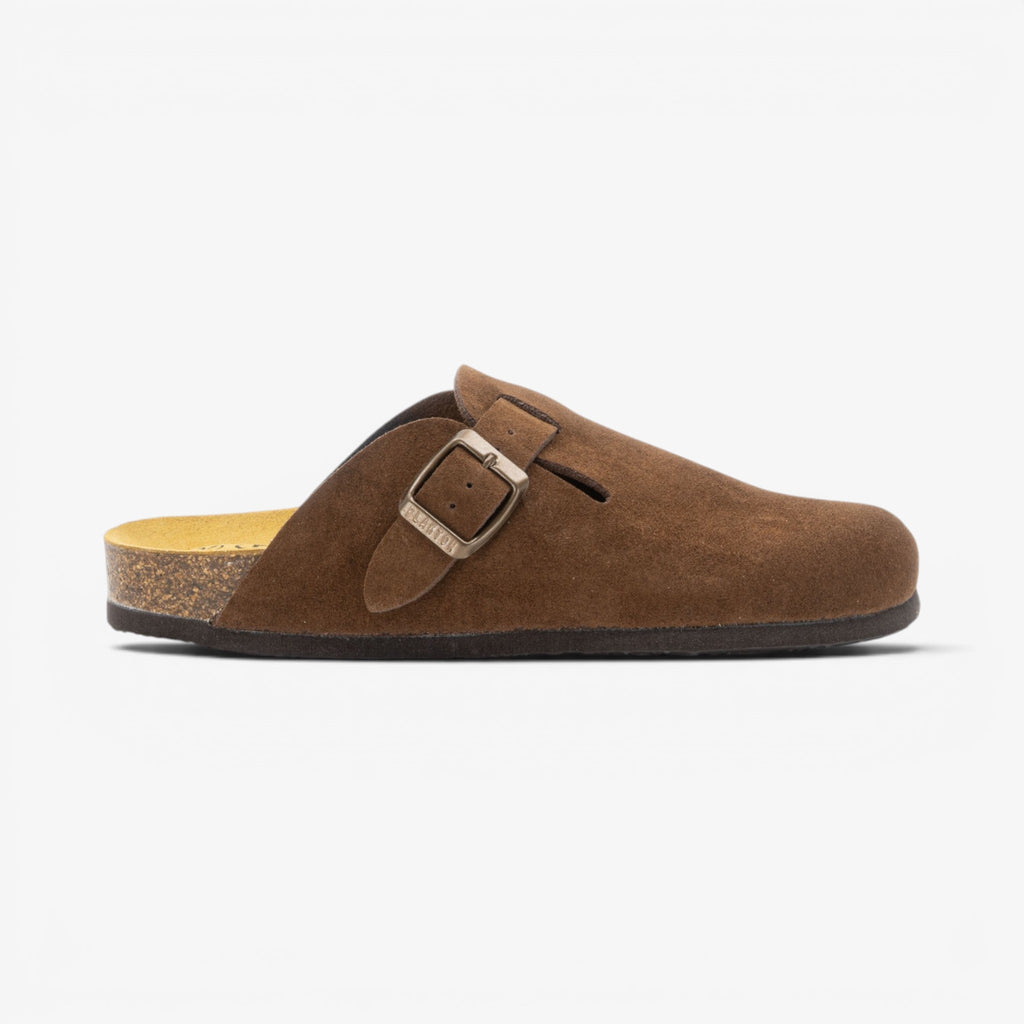 Blogg Womens Clog - Marron Serraje Top (recycled suede)