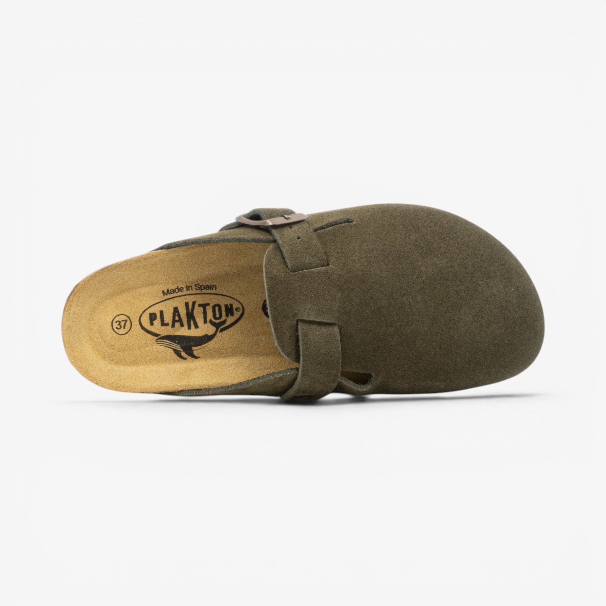 Blogg Womens Clog - Militar Serraje Top (recycled suede)