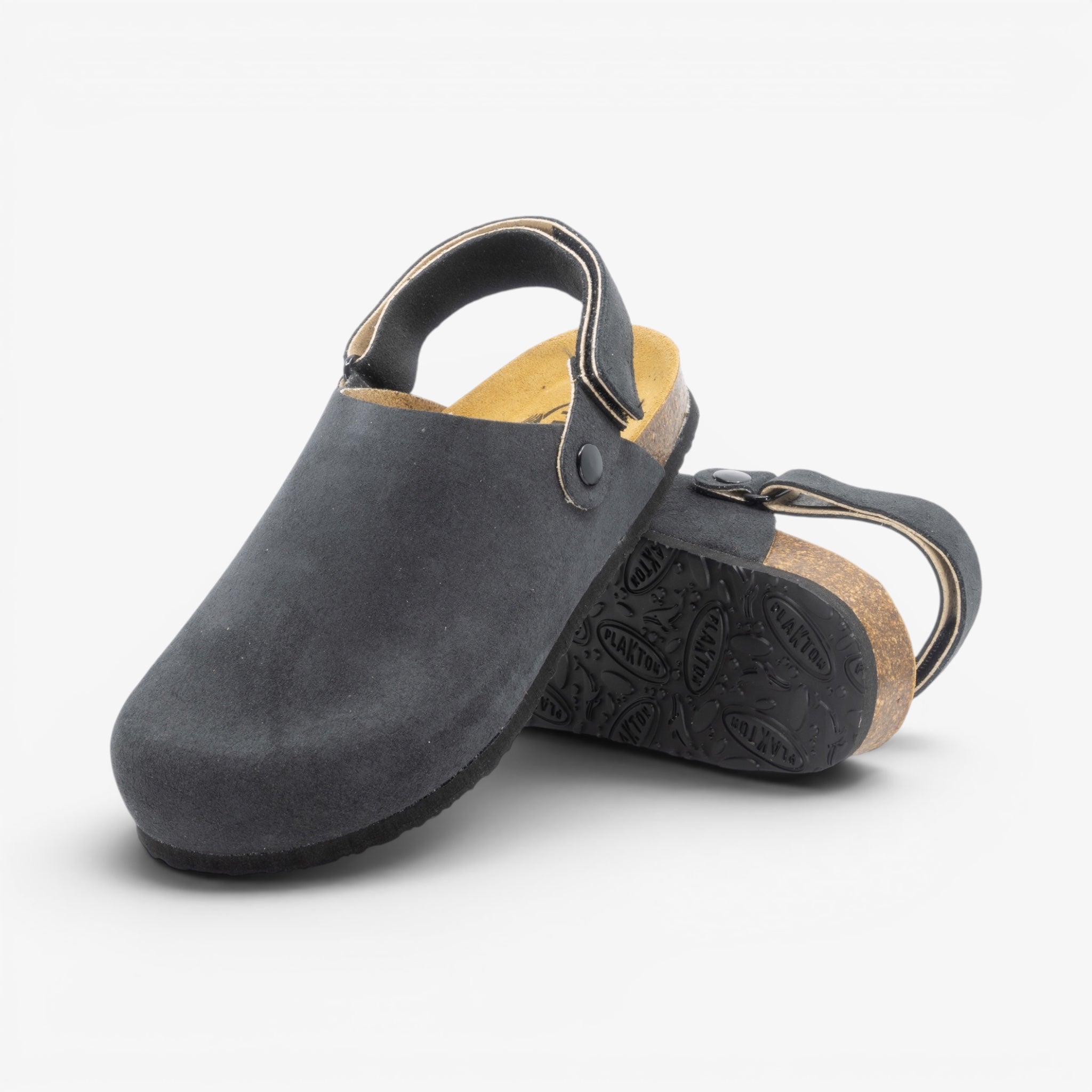 Oslo Mens Clog - Carbon Afelpado (suede)