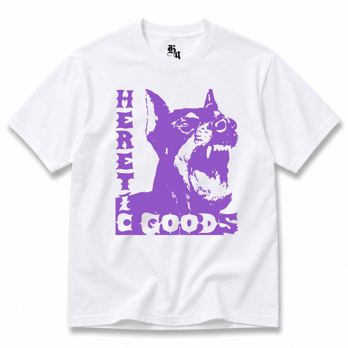 Bite T Shirt - White/Purple