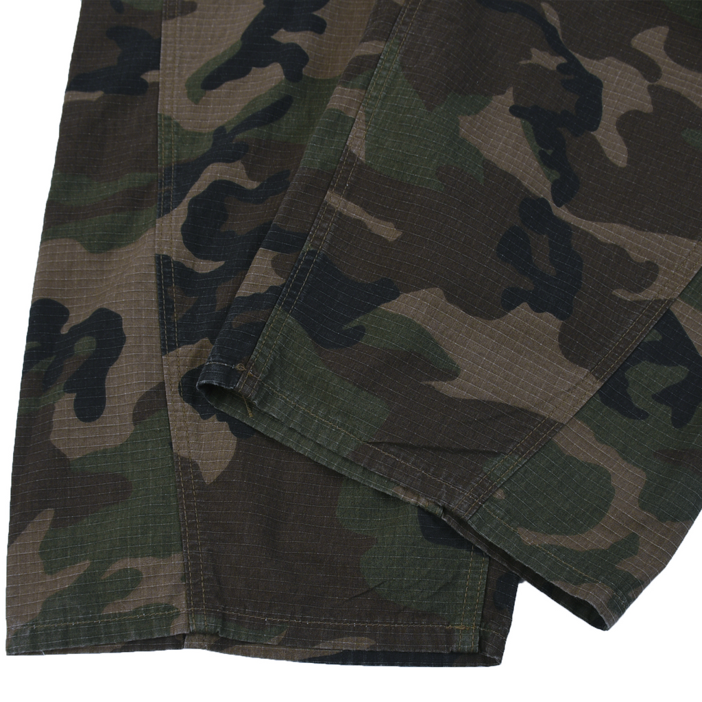 Ripstop Barrel Leg Trousers - Camo