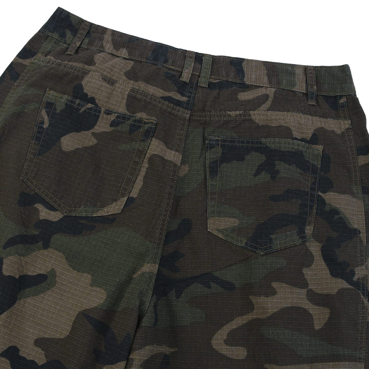 Ripstop Barrel Leg Trousers - Camo