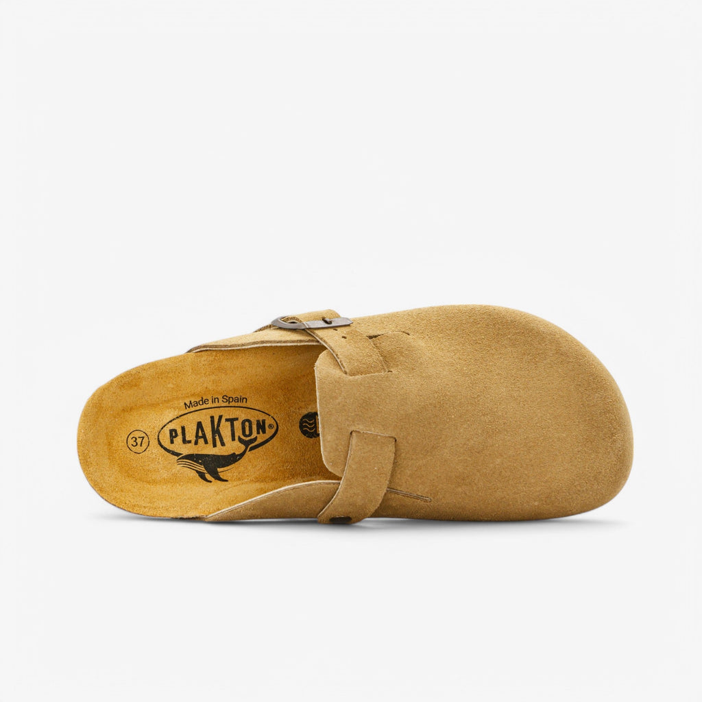 Blogg Womens Clog - Tan Afelpado (suede)