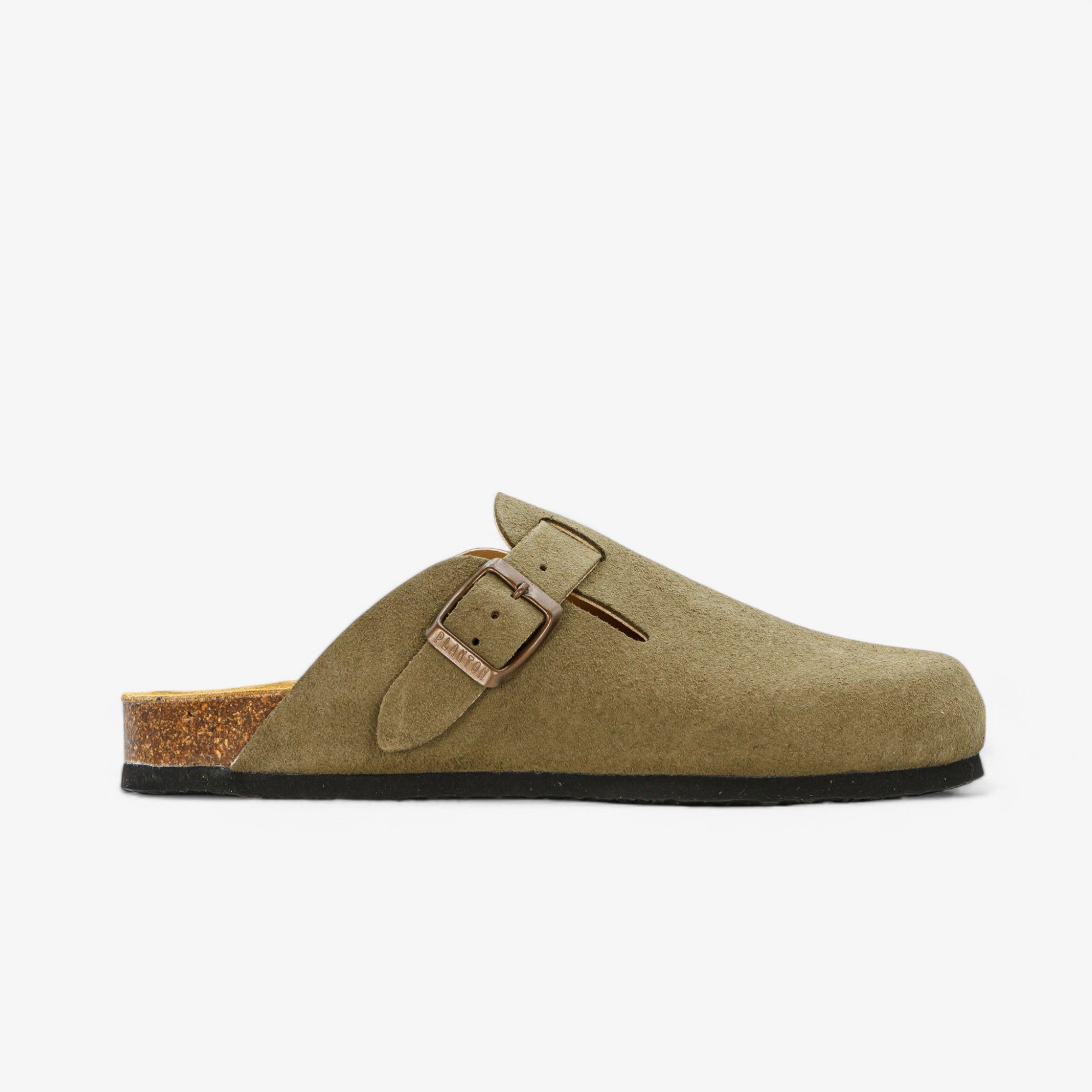 Blogg Womens Clog - Light Kaki Afelpado (suede)