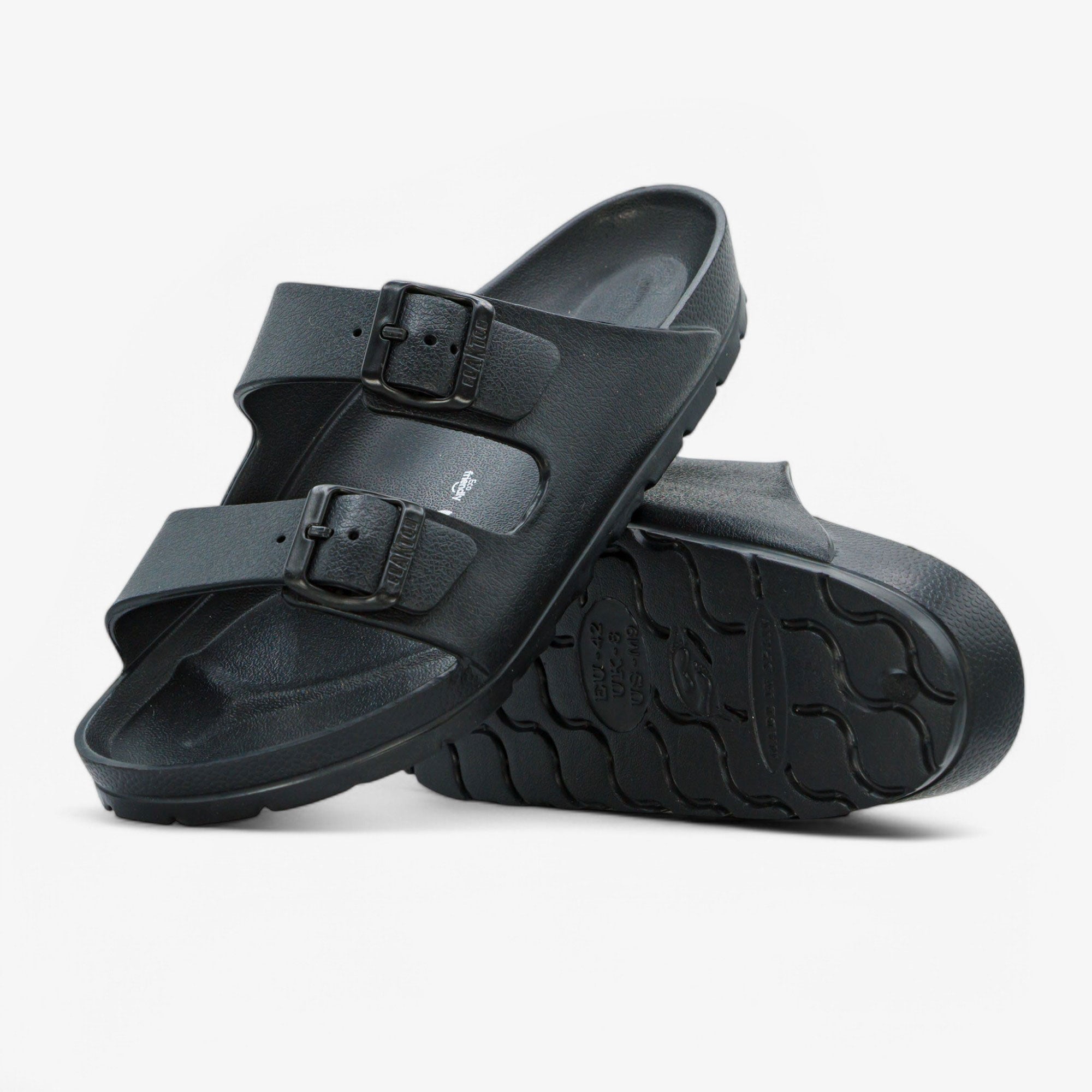 Wanda Evalight Mens Sandals - Negro – Heathen Goods